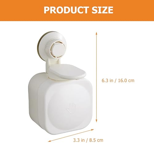 Miniatura 3 de DOITOOL Dispensador de jabón de pared con ventosa, dispensador de champú, dispensador de jabón de ducha para baño