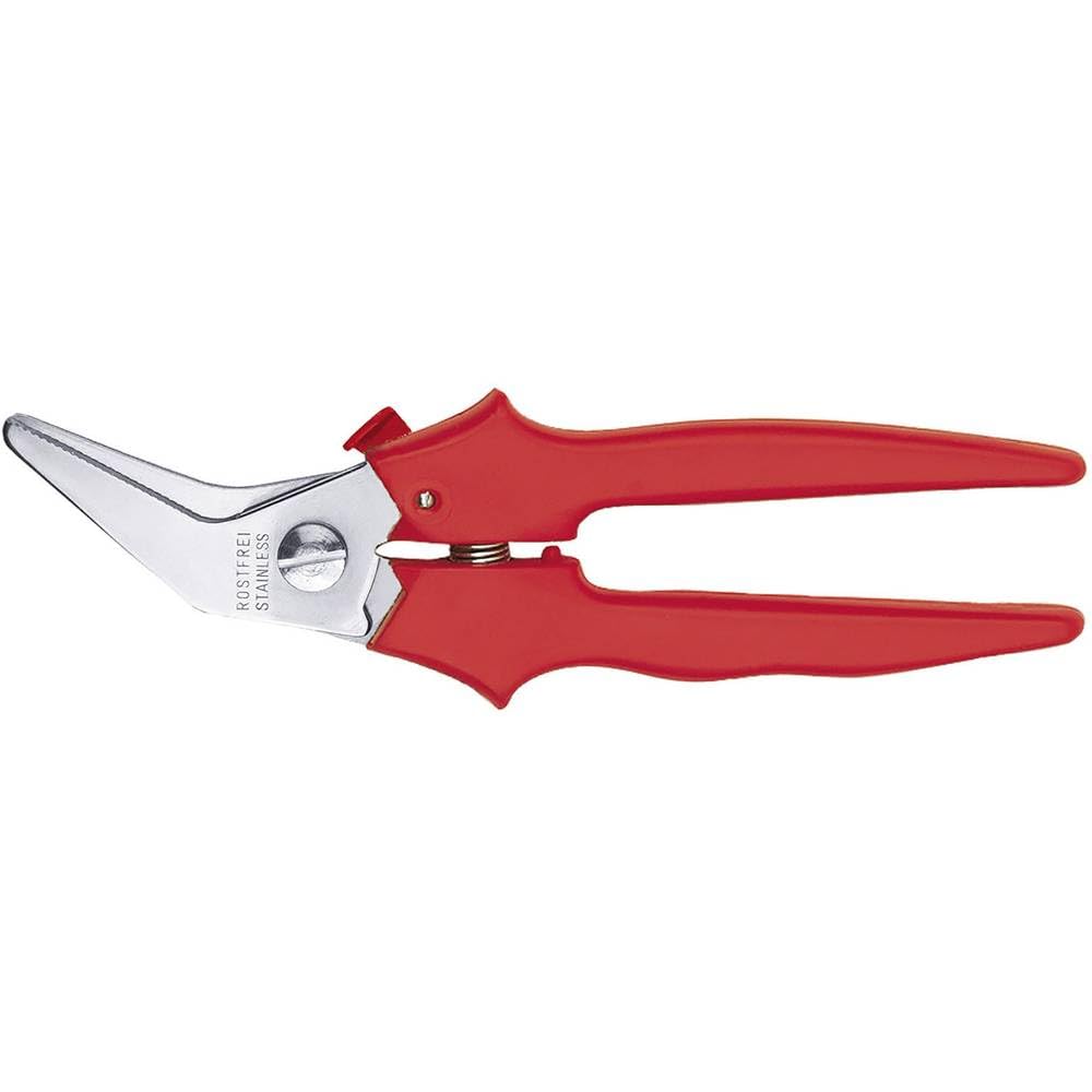 Bessey Red/Grey D48a Angled Combi-Scissors,
