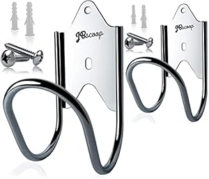 JBscoop Edelstahl Gartenschlauchhalter 2er Set