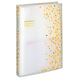 ハクバ HAKUBA ポケットアルバム ビュートプラス Lサイズ 80枚収納 小花イエロー ABP-L80KYL CD・DVDポケット サックケース付 写真を入れ替えしやすいポケット式