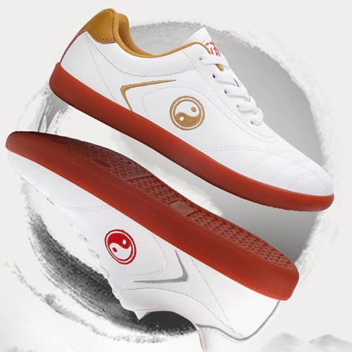 Men Martial Arts Shoes Taekwondo Shoes,Chinese Wu Shu Karate Kung Fu Tai Chi Boxing Sneakers for Training Morning Exercises Shoes(Size:40EU,Color:C)4