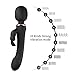 9.6 Inch Adult Tool for Women Today Silent Silicone Rabbit Ears Pleasure Toy Set Black & Games for Men and Women Machine Realistic Waterproof Handheld Gifts for Her
