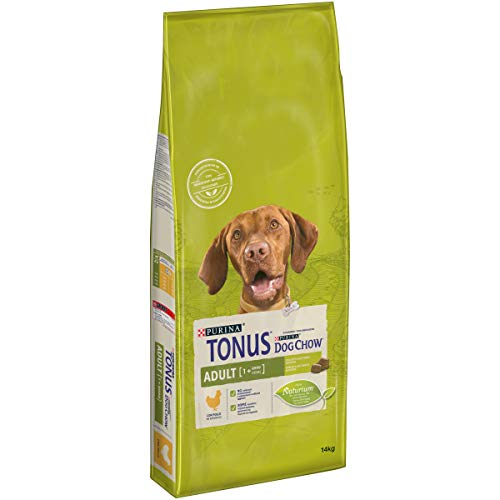 Purina Tonus Dog Chow Adult Cane Crocchette con Pollo, 14 kg