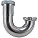 Plumb Pak PP7CP Sink Trap J-Bend with, 1-1/2 In, 1-1/2", Brass
