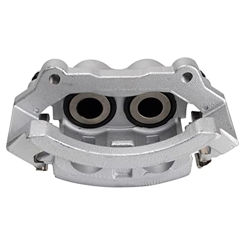 Image of TRQ Rear Left Brake Caliper w /Bracket Drivers Side | For 2003-2008 Dodge Ram 3500 2003 Ram 3500 Van