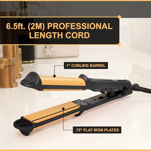 Image of CHI Tourmaline Ceramic 3-in-1 Multi Styler, Onyx Black