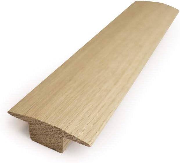 Solid Oak 15mm T Section Door Bar Threshold Moulding Un Finished 900mm Trim