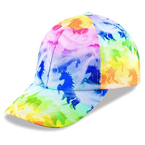 Unicorn Girls Baseball Cap Kids Sun Hat Trucker Hat Adjustable Baseball Hat Beach Hat For Girls' Accessories #TOP4