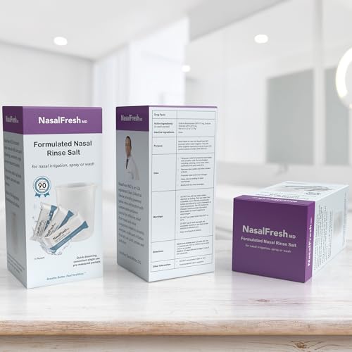 Image of NasalFresh MD Saline Packets - Quick Dissolving - Pre-Measured - 90 Count