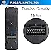 Sorghum Power Window Switch Driver Side - Master Window Switch Compatible with 2011-2017 Hyundai Accent 16 Pins Replace# 93570-1R111 93570-1R110 93570AP1R101 935701R110