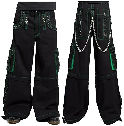 Gothic Bondage Men Pant Alternative Punk Rock Emo Trouser Pant