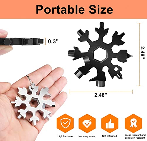 Father's Day Mens Dad Gifts, 18-in-1 Snowflake Multitool, Birthday Gifts - image 4
