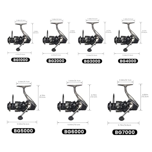 Image of Big Game Surf Spinning Fishing Reel 8000 /12000,20KG Drag Power Backlash-Free Bearings,Metal Reel Seat,Zinc Alloy Gear for Saltwater Inshore and Offshore Fishing