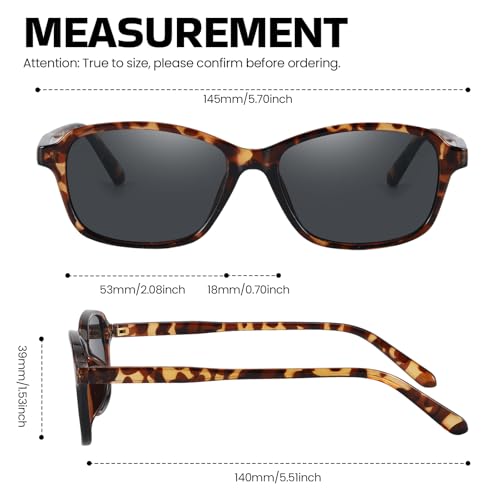 SODQW Trendy Sunglasses for Women Rectangle Womens Fashion Sun Glasses 2025 Ladies Shades with UV400 Protection4