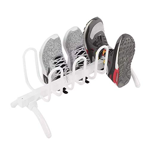 Schuhtrockner Rack im Trockner, 4 Paar Stiefel Wärmer Elektrische freistehende Stiefel Luftentfeuchter, Super Quiet Fußwärmer Deodorant Gerät für Home