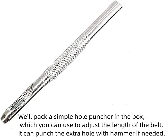 Reversible Genuine Leather Belts For Men/Women Replacement Belt Strap Without Buckle 1.5" Wide (Blue,L (125cm/49in))3