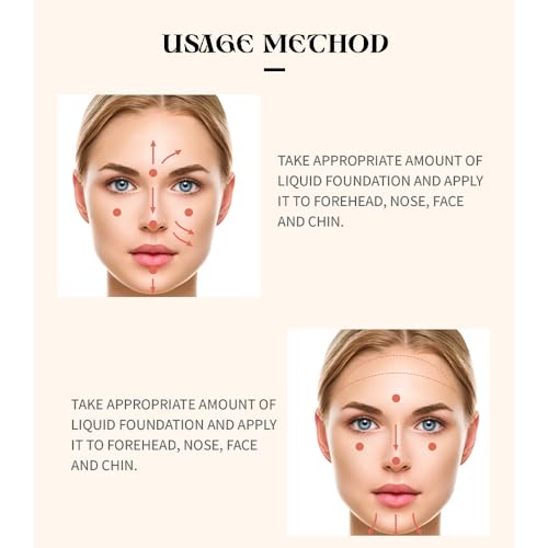 Nekoogirl Foundation,Matte Foundation Concealer Full Coverage,Natural,Oil-Control &Waterproof Foundation Makeup For Women. (#106, 40ml) — view 4