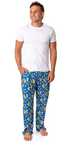 INTIMO DreamWorks Shrek Mens' Characters Donkey Fiona Gingerbread Man Pinocchio Sleep Pajama Pants2