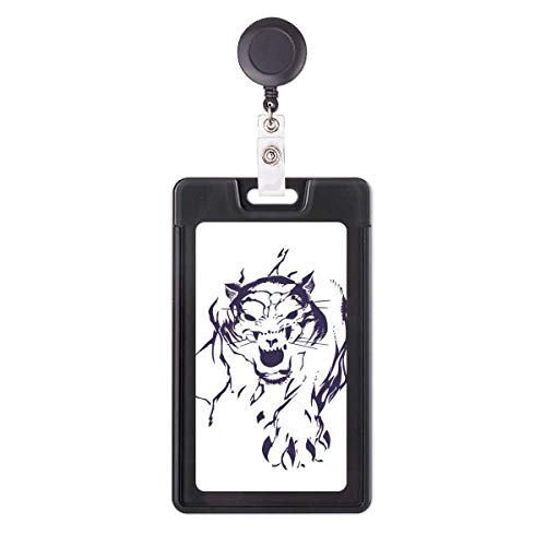 Porte-badge enrouleur Tiger King pour ne plus perdre sa carte d'accès