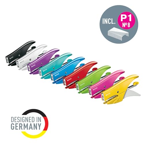 Leitz - 55472036 - LEITZ 5547 cucitrice a pinza - 15 fg - punto n 8 blu metal