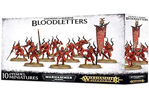 Games Workshop Warhammer AoS & 40k - Daemons of Khorne Bloodletters miniatura 1