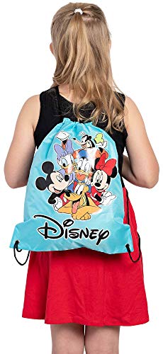 Disney Tote 15" Sling Bag Mickey Mouse Minnie Donald Daisy Goofy Pluto Print3
