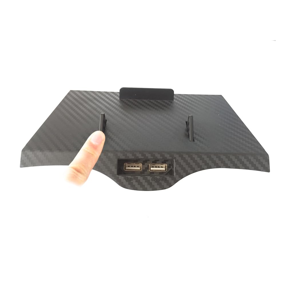 Uchwyt na telefon z włókna węglowego QI Wireless Charger Center