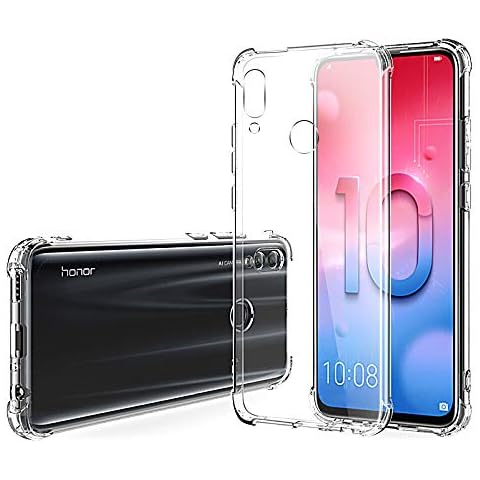 Hually Shockproof Clear Case for Huawei P Smart 2019 Cover