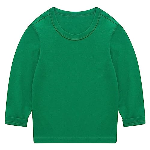 Unisex Kids Crewneck Sweatshirt Long Sleeve Cotton Pullover Tops Kids Spring Fall Clothes