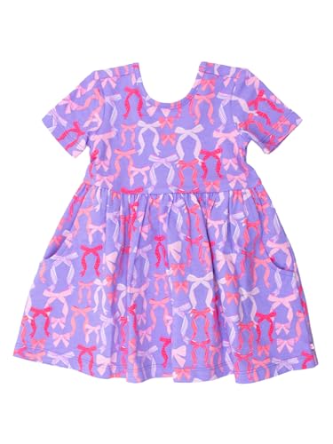 RuffleButts&reg; Baby/Toddler Girls Knit Twirl Dress
