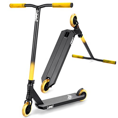 Limit Lmt66 Pro Stunt Scooter-Best Trick Scooters For Kids 6 Years And Up-Intermediate And Beginner Complete Freestyle Bmx Street Scooter For Teens Boys And Girls Gold #TOP6