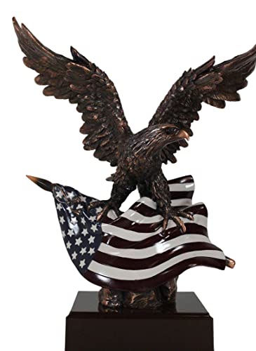 Ebros Large 14.5" Tall Wings of Glory Broad Winged Bald