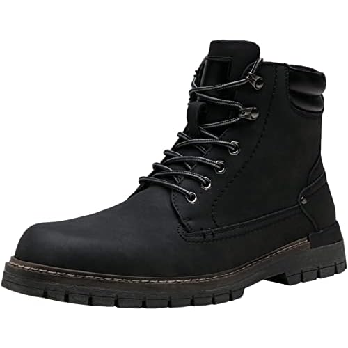 Jousen Mens Boots Casual Boots for Men Fashion Zipper Chukka Boots