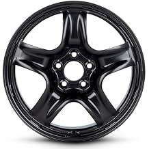 For 2017-2020 Jeep Compass 17 Inch Black Painted Steel Rim - OE Direct Replacement - Road Ready Car Wheel