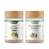 Snap Supplements Liver Health & Cholesterol Health Supplement Bundle with Milk...