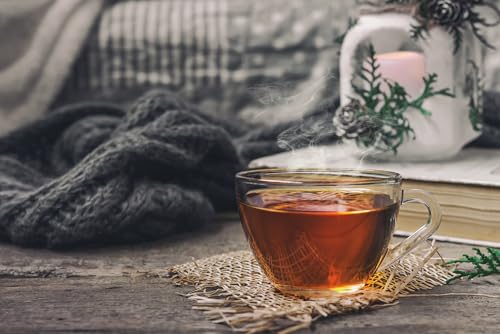 LOYD - Heißer Winter Tee Apfel mit Zimt - 15 Pyramidenbeutel - Früchte- und Kräutertee, Inspiriert von Deutschem Glühwein mit Apfelfrüchten, Orangenschale, Aroniafrüchten & Wärmenden Gewürzen - 45g