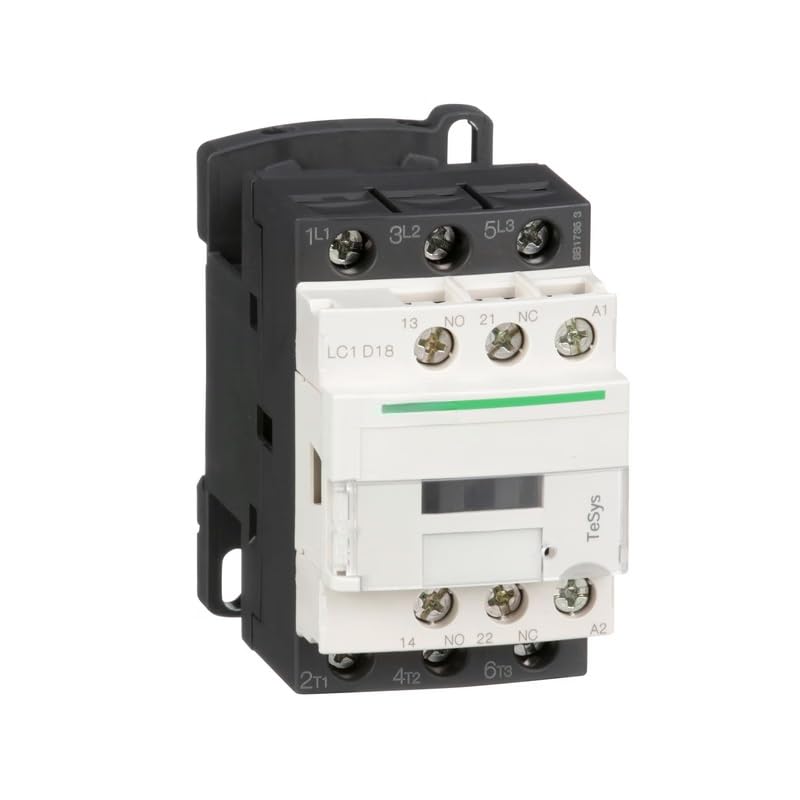 Contacteur tripolaire TeSys D LC1D18GD résout les coupures moteurs 18A avec bobine 125V CC