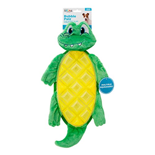 Image of Outward Hound Bubble Palz Plush Gator Dog Toy, Large