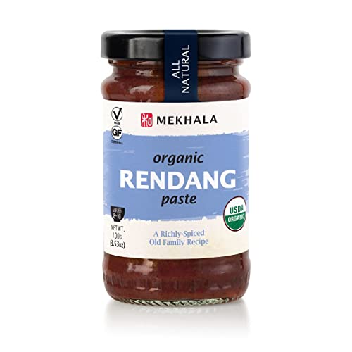 Mekhala Organic Malaysian Rendang Cooking Paste. VEGAN. GLUTEN-FREE. NO ADDED SUGAR. Versatile. HOT...