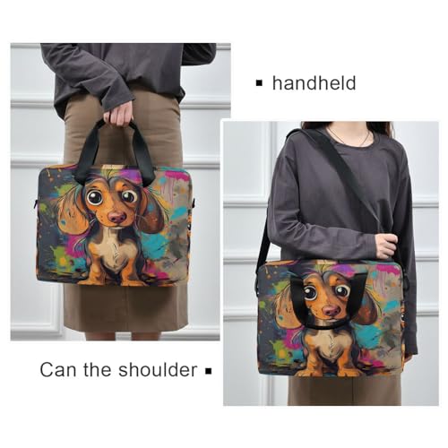 Bolso para laptop 15.6 pulg con cierre y diseño cartoon miniatura 2
