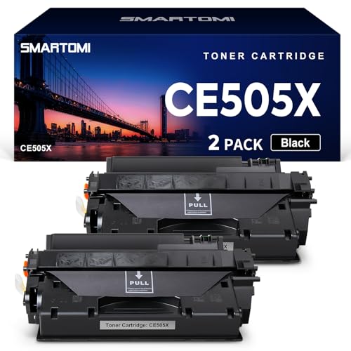 SMARTOMI 05X CE505X Compatible Cartucho de Tóner para HP 05X CE505X 05A CE505A CF280X para LaserJet P2050 P2055 P2055d P2055dn Pro 400 MFP M425dn M425dw M401a M401d M401dn CF278A M401dne M401dw