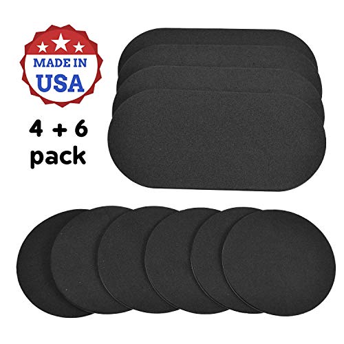 10 Pack Bass Drum Patch, Pedal Patches and Drum Pads, Water and Weather Resistant, Neoprene Rubber, Durable and Strong Adhesive Made in USA (10 Pack)