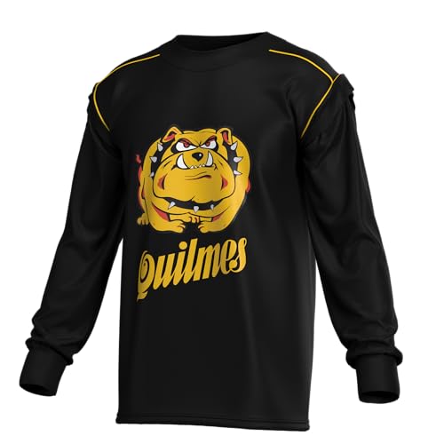 Camiseta Arquero Chilavert Paraguay Vélez Bulldog golretro (FR/ES, Letras, XL, Regular, Regular, 1, Negro)