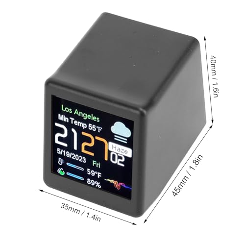 Reloj eléctrica con cable tipo c de plástico y pantalla para el hogar 3