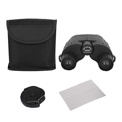 Telescópio binocular, binóculos transparentes de liga de magnésio + borracha, design ergonômico leve