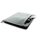 KHOMO Executive Pad Folio Case with Notepad Holder and Storage Pockets for iPad, Air, Pro 9.7, 10.2 and 10.5 inch - Black