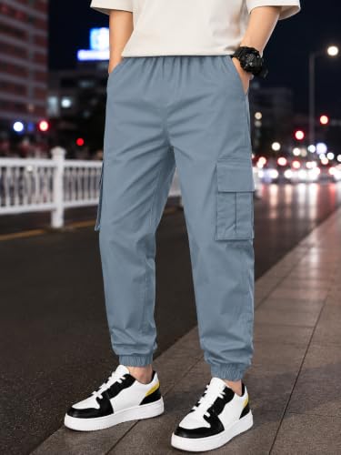Image of TAGAS Boys Side Pocket Cargo Pant|| CargoPants|| Regular Slim Pant for Kids ||Relaxed Trouser ||Joggers Pant for Men ||Boy Loose Comfortable Cargos|