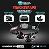 Rebuff Reality Trackstraps for Vive Tracker 3.0, 2.0, Vive UltimateTracker, Tundra Tracker – Empower Full Body Tracking in VR Chat, Dance Dash, and Other FBT Apps (Tracker Sold Separately), Black