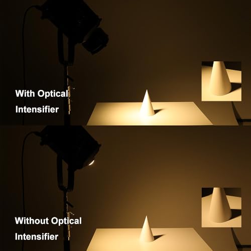 Image of GVM Bowens Mount Spotlight Attachment for LED Video Light, 300% Brightness Booster Beam Shaper, Fresnel Modifier for GVM 1200B AIO SD650B FH400B & Standard Studio Lights, for Filmmaking