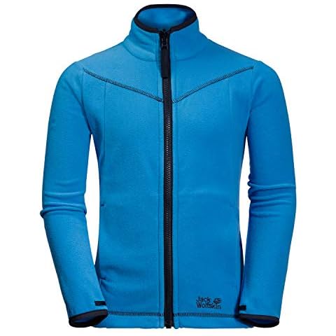 Jack Wolfskin Unisex Kinder Sandpiper Jacket børn Fleecejacke, sky blue, 152 EU Cover